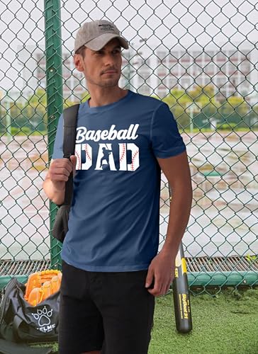 Game Day Shirt for Men: Funny Baseball Season Shirts Baseball Dad Tee Game Day Vibes Short Sleeve Tops3