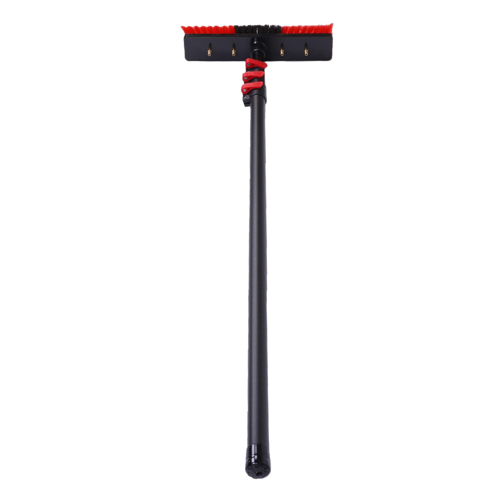 Generic de Limpieza de Ventanas con Poste Alimentado por Agua para una Limpieza Eficiente del Tejado - Kit de Cepillo de Panel Solar Telescópico de Fibra de Carbono de 3,6 M