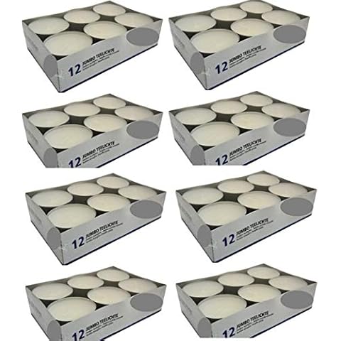 Velas de té blancas sin aroma nk candles Cover