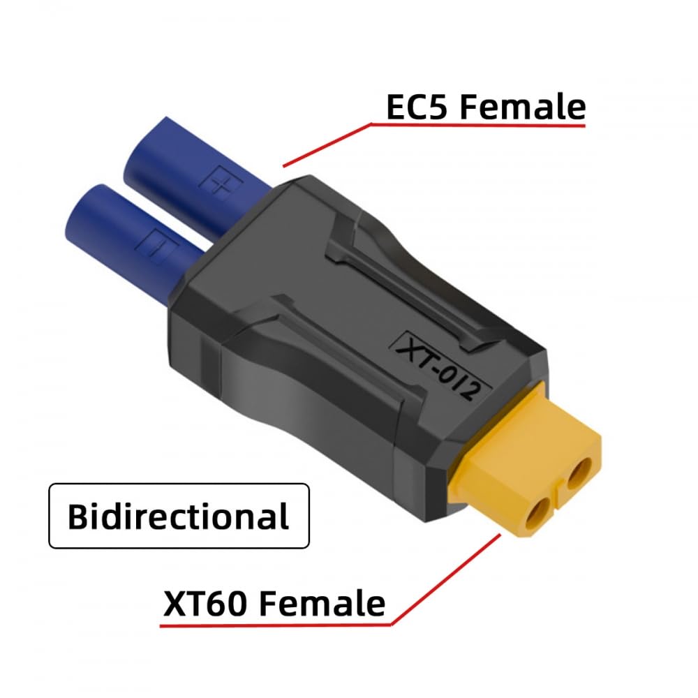 CY Adapter XT60 gniazdo protokół SC100 na gniazdo EC5 adapter szybkiego ładowania do akumulatora RC Lipo Quadcopter Multicopter lotnictwo modelarskie
