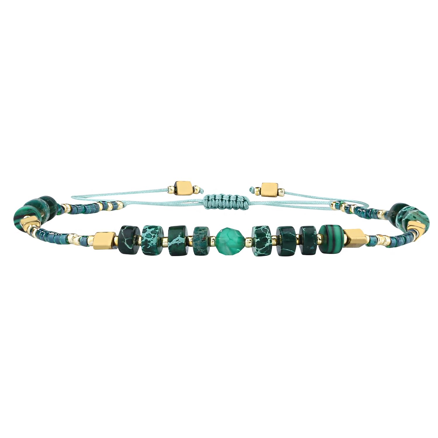 KELITCH Pulseras Amistad con Cuentas Concha Cristal Color Bohemio Pulsera Hecha A Mano Brazaletes Joyería para Mujer — view 54