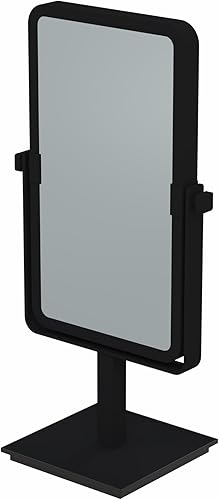 Miniatura 1 de Mirror Image Espejo de maquillaje independiente, reversible 3x1x - negro mate
