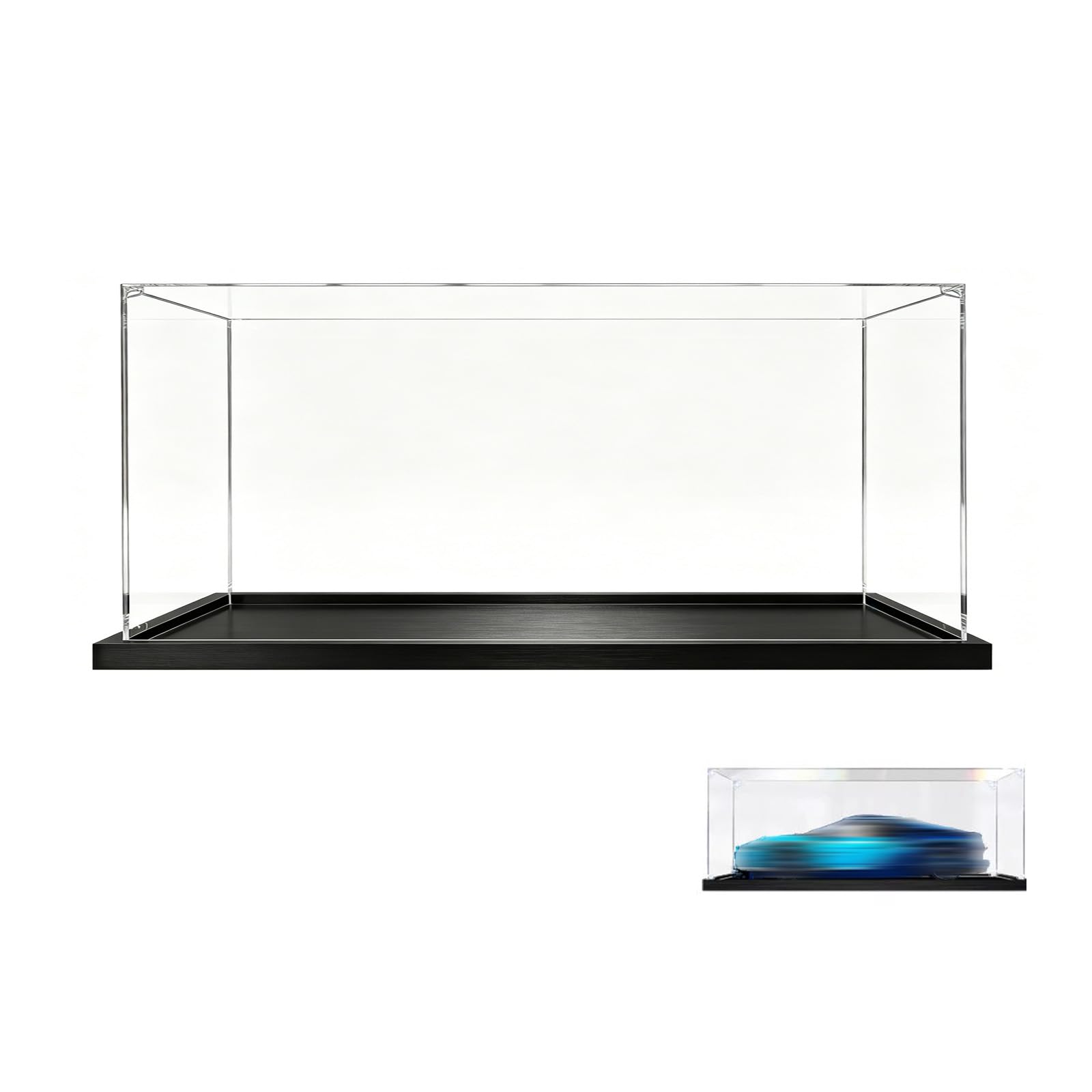 Acrylic Display Case Compatible with Lego 42083 Racing Car Model, Dustproof Transparent Storage Box, Compatible with Lego 42083 (Model Not Included) (2mm)