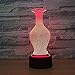 Produktbild Stereo Light 3D LED Lampe 7 Farbwechsel Vase Flasche Tischdekoration Nachtlicht 3D Luminaria Illusionslampe Wohnzimmer Büro Dekoration Licht Acryllampe