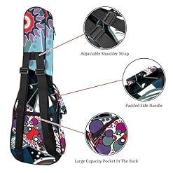 Housse pour ukulélé japonais, motif poissons koï, sac de transport avec sangle réglable - Les Beatles, Paul McCartney, John Lennon, RIngo Starr, George Harrison Housse pour ukulélé japonais, motif poissons koï, sac de transport avec sangle réglable – Image 3
