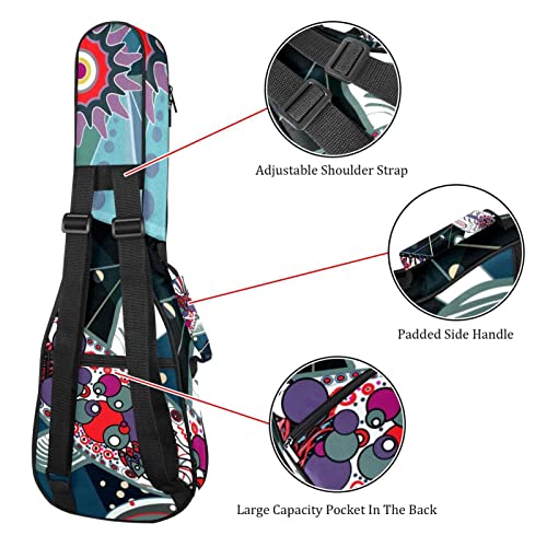 Housse pour ukulélé japonais, motif poissons koï, sac de transport avec sangle réglable - Les Beatles, Paul McCartney, John Lennon, RIngo Starr, George Harrison Housse pour ukulélé japonais, motif poissons koï, sac de transport avec sangle réglable – Image 4