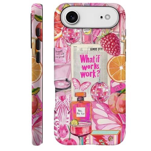 Coque Z10MJ Air antichoc pour femme motif disco rose