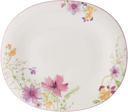 Villeroy  Boch Mariefleur - Plato oblongo básico 115 x 975 pulgadas blancomulticolor