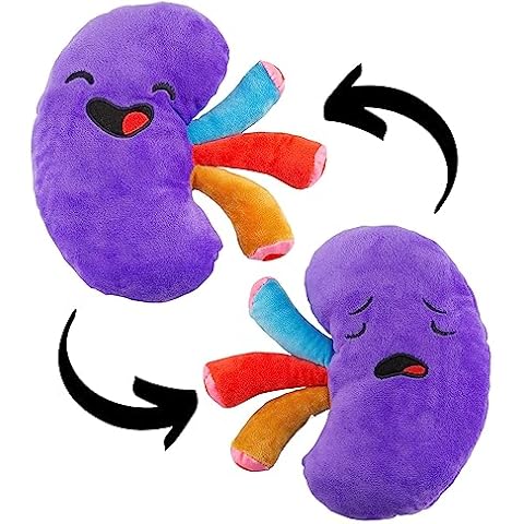 Attatoy Plush Kidney, Stuffed Body Organ Toy for Get Well Gift, Health Education and More Cover