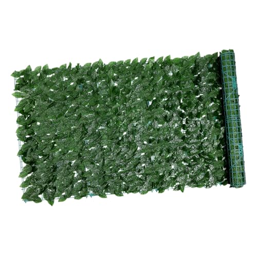 DOITOOL Malla Ocultación Verde Artificial Valla Simulada con Falsas para Decoración Jardín Balcón Terraza y Eventos Enrejado Decorativo de Plantas para Interior y Exterior