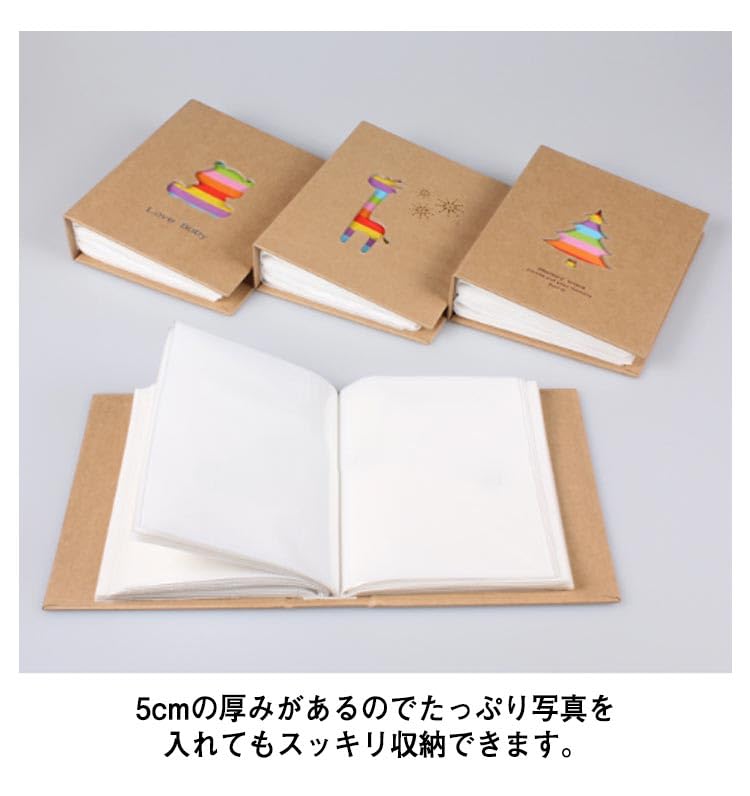 Amazon.co.jp: アルバム 写真 フォトフレー 4冊セット L判 200枚収納