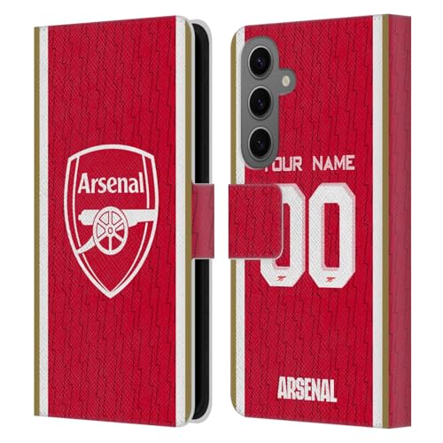 Coque Arsenal FC Samsung S25 étui cuir portefeuille pour supporter au stade et en déplacement
