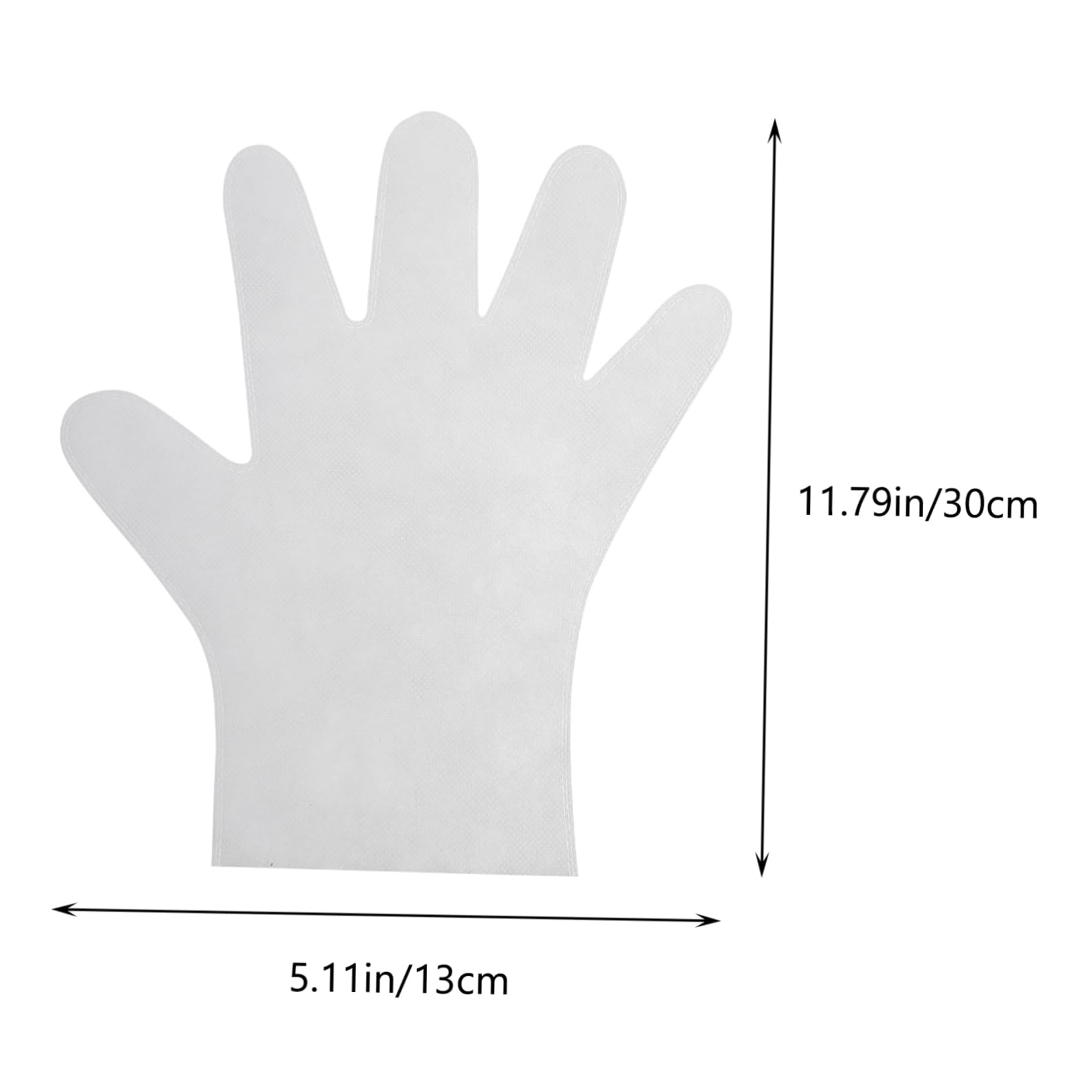Uonlytech Disposable Cleaning Gloves Non-woven Fabric Dust Removal Gloves Comfortable Fit for Dry Hands Household
