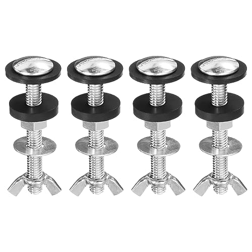 uxcell 4Pcs Toilet Tank to Bowl Bolts Repair Kit, Toilet Tank Bolts with Nuts
