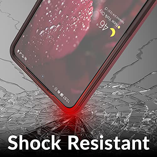 Image of Crave for Galaxy S21 Case, Shockproof Protection Dual Layer Case for Samsung Galaxy S21, S21 5G (6.2 inch) - Berry