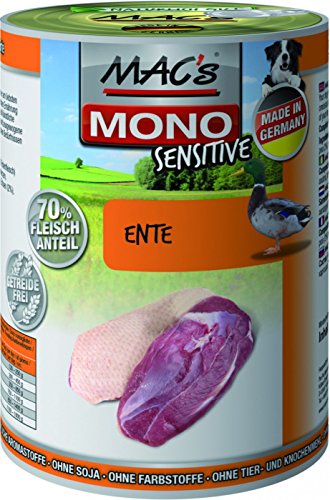 MAC's Dog Mono Sensitive Ente 6 x 400 g