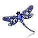 Meolin Rhinestone Brooch Pin Women Jewelry Wedding Bouquet Brooch ,blue,9.17.5cm