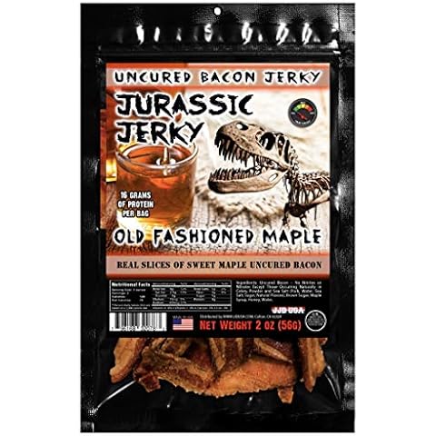 Jurassic Jerky Old-Fashioned Maple Bacon Jerky Cover