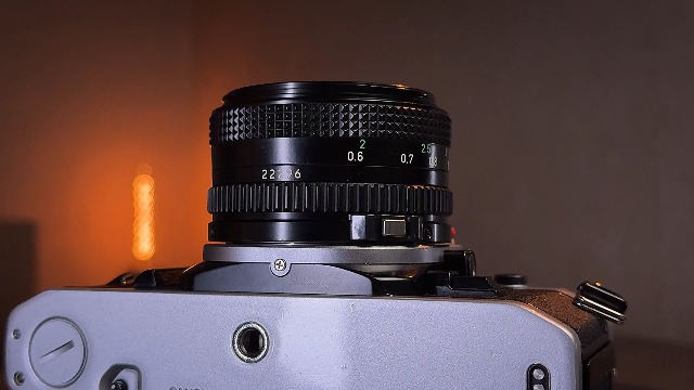 Amazon.com : Vintage Canon AE-1 35mm SLR Camera with 50mm 1:1.8