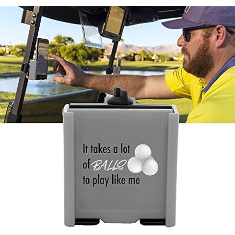Phone Caddy Funny Quotes - The Funniest Phone Holder Built specifically for Golf - Fits All Popular Smart Phones (Balls) Cover