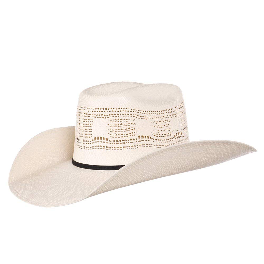 RESISTOL Mens CoJo Vaquero Bangora 4 1/4 Brim Straw Cowboy Hat