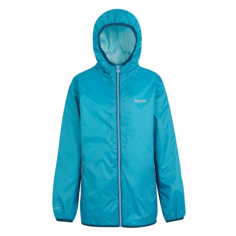 Regatta Levier II Veste technique imperméable unisexe pour enfant, Bleu Tahoe, 16 Years