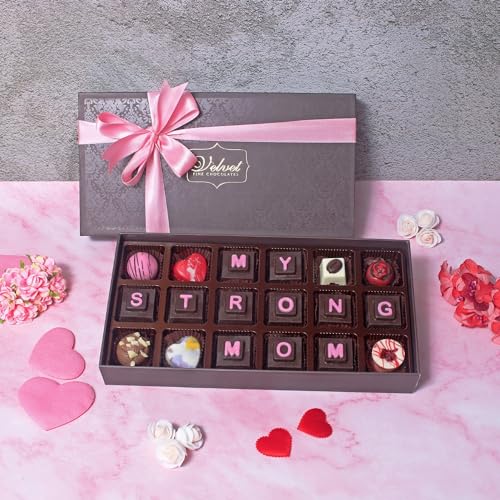Image of Velvet Fine Chocolates: Indulgent Sweet Treats Gift Basket (9 Chocolates & Treats)