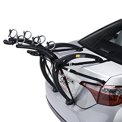 Saris Bones Car Trunk Bike Rack, 3 Bikes , Black