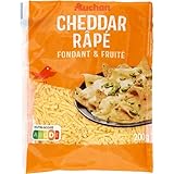 AUCHAN Cheddar râpé 200 g