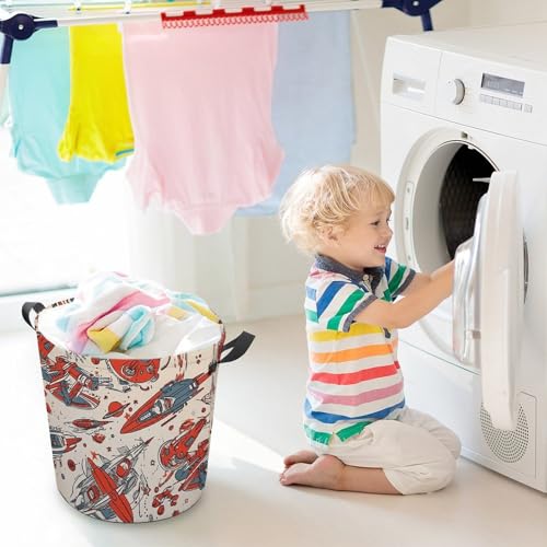 Panier à linge pliable grand format pour simplifier le tri familial