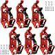 HiCOZZIE 6 PCS Schaufelhalter für Autodachträger Axthalter Kit Dachgepäckträger Autozubehör Metall für Boot Militärausrüstung und Werkzeuge