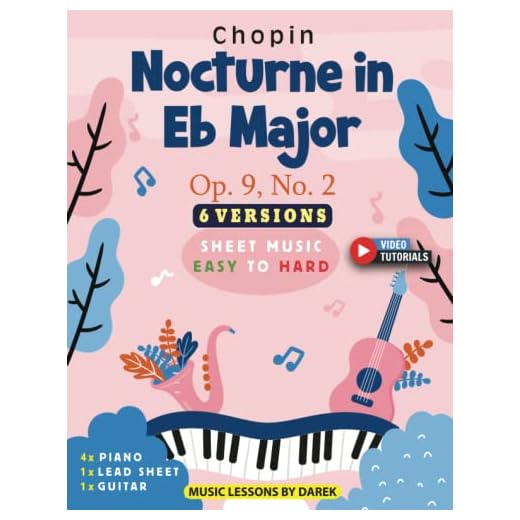 Nocturne in Eb Major I Op. 9, No. 2 I Chopin I 6 Versions - Sheet Music EASY to HARD: How to play Nocturne on Piano, Guitar and more I Classical Music I Video Tutorials I For Beginners and Advanced