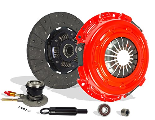 Clutch With Slave Kit Compatible With S-10 T-10 Blazer Savana 1500 LS LT SLE SLS SLT Xtreme Base ZR2 ZR5 Trailblazer Sport Diamond Edition 1996-2003 4.3L V6 GAS OHV (Stage 1; 04-153RS)