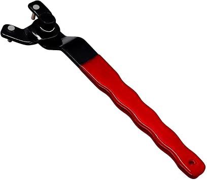Dianrui Adjustable Pin Wrench for Angle Grinder Machine,Grinder Spanner Wrench Red Suitable for Most Grinders