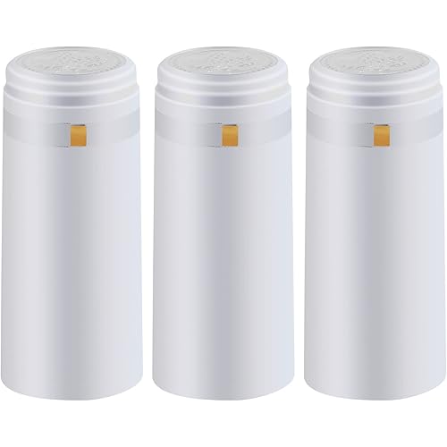 PVC heat shrink capsules 120 count milk white wine making wine shrink wrap wine bottle corks capsules for professional, wine cellars and home use