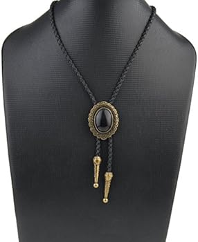 LIANCHI Western Crown zwarte bolo-stropdas voor mannen en vrouwen, inheemse Amerikaanse lederen bolo stropdas string, Wit, 70