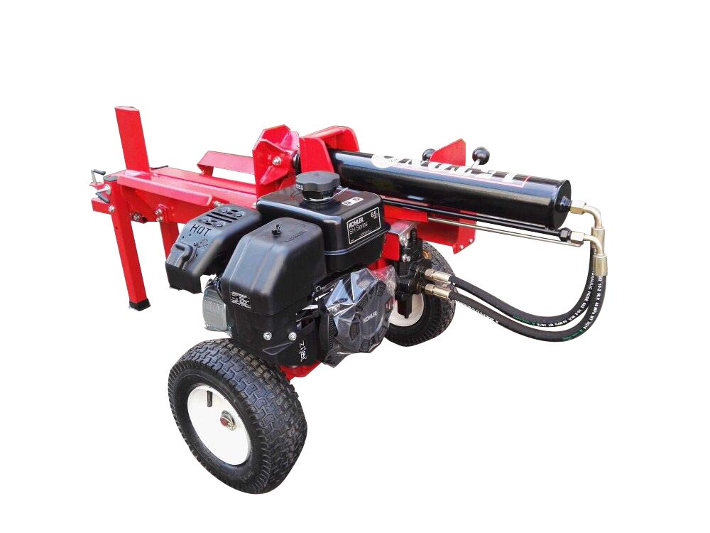 Varan Motors LS12T Vertikaler Holzspalter mit 6,5 PS, 12 Tonnen, bis zu 35 cm Durchmesser, fahrbar