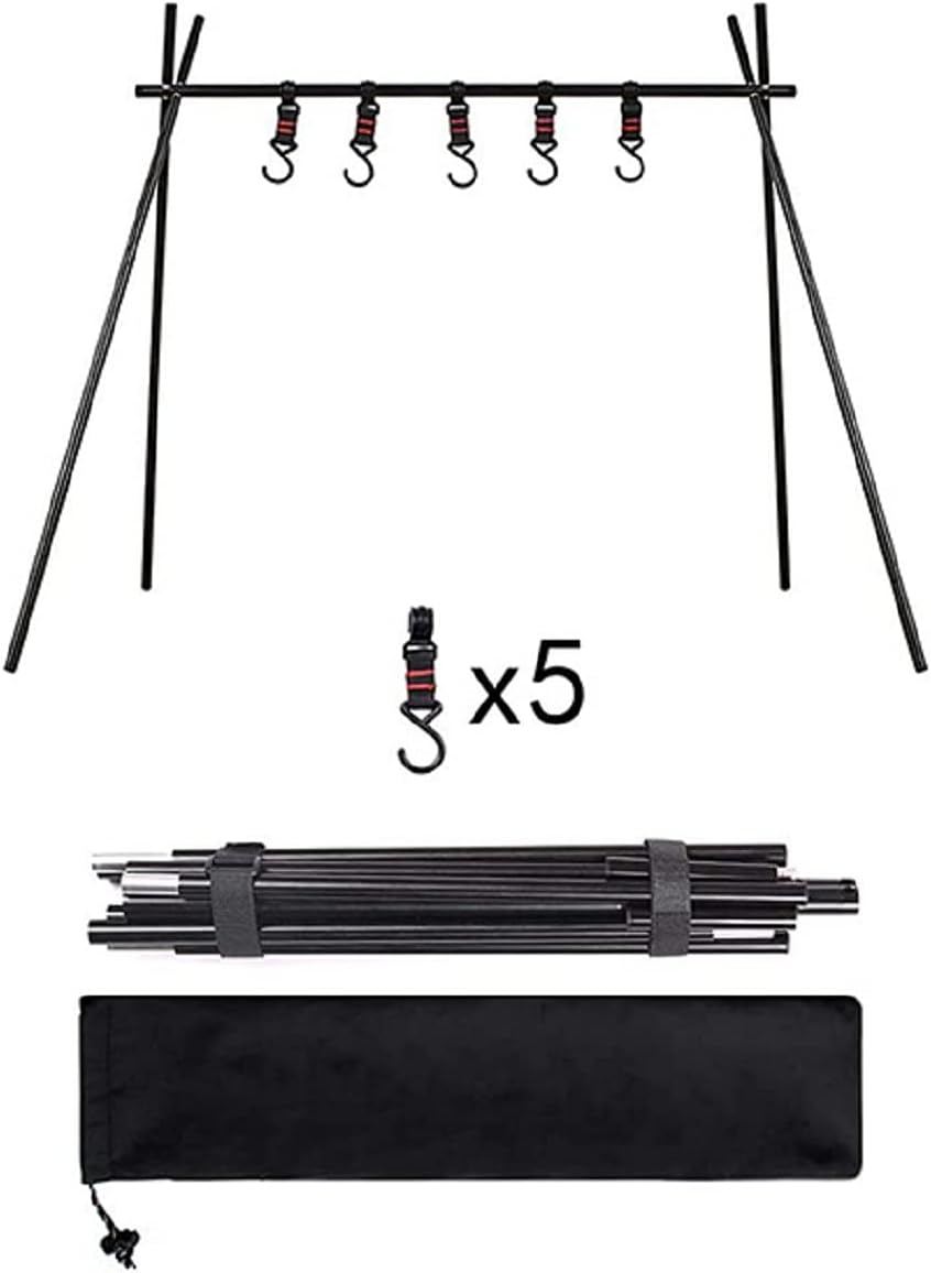 Folding Triangular Rack Amazon.com : phsmoo Folding Hanging Rack Travel Camping Shelf Triangle ...