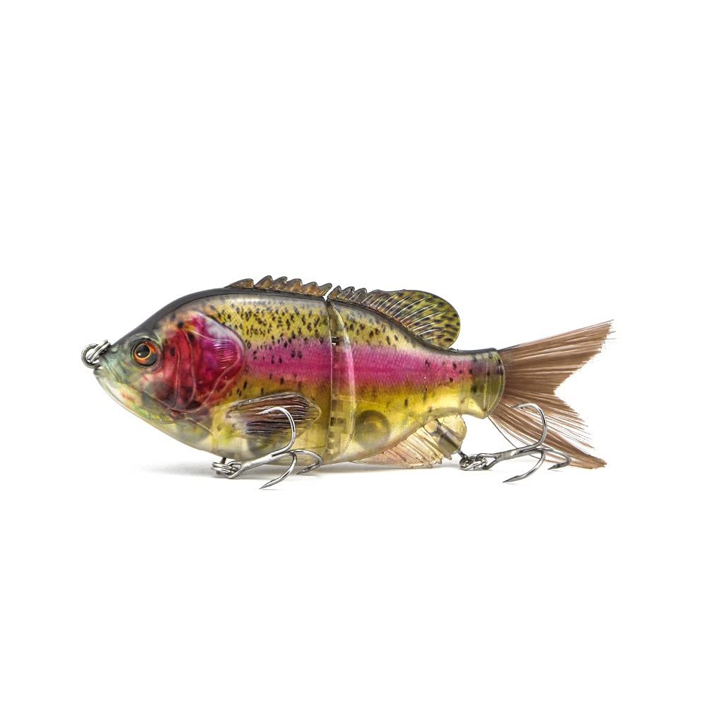SENYUBBY 5.9in Multi Jointed Swimbait Fishing Lures Bait,2 Segment Big Giant Sinking Fishing Bass Lures,Crankbaits Swimbaits with Treble Hook