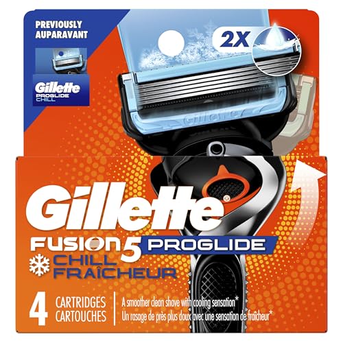 Gillette ProGlide Chill Razor Refills for Men, 4 Blade Refills - image 8