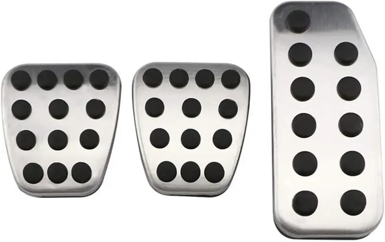 15X Car Pedals Gas Brake Clutch Accelerator Pedal Pad Plate Cover Compatible With Honda CITY 2013-2020 Vezel HRV 2015-2020(MT)