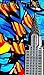 Iconic Chrysler Building New York City Sir Michael Huhn pop art Drawing Journal