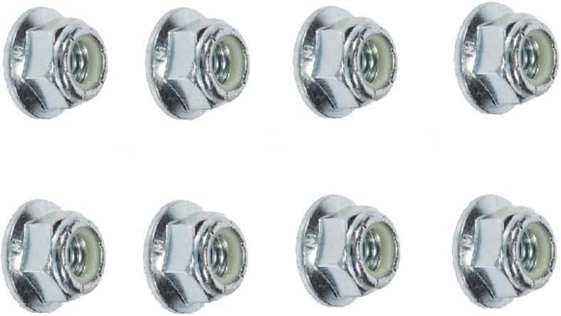 Pack of 8 - Bad Boy Mower Lock Nut 013-8050-00 013805000 1/2-13 Flange Nylon