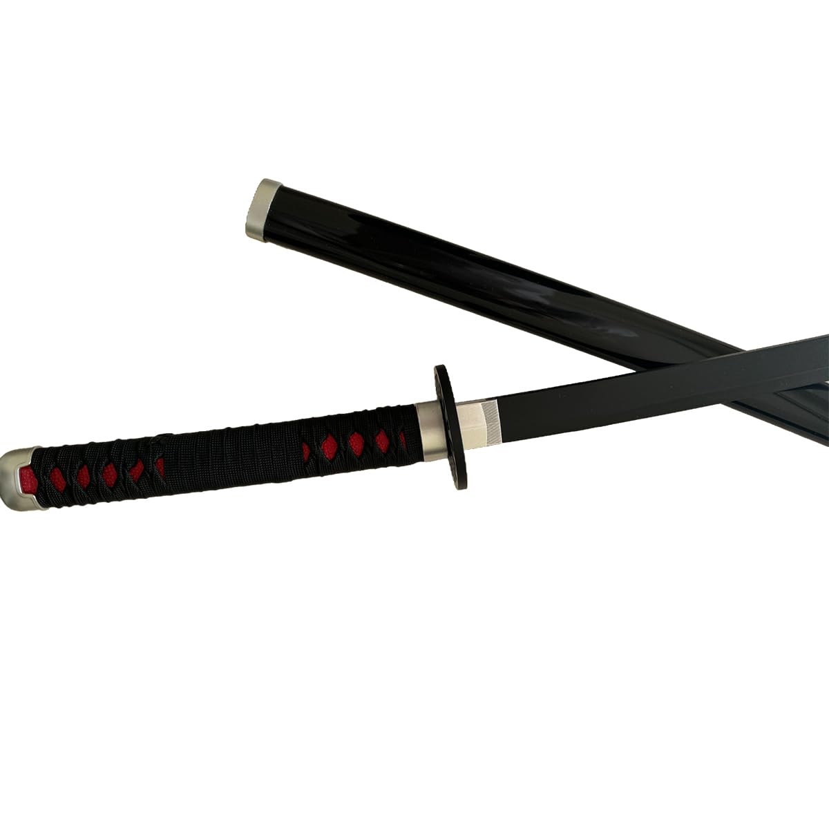 Cosplay-Anime-Schwert – Dämonentöter-Schwert 41 Zoll mit Schwertständer und Gürtel, Katana-Nachbildung des Schwertes, perfekt für Cosplay, Anime, Original-Textur, Bühnenauftritt und als Geschenk