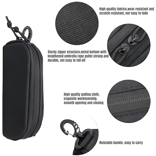 1PCS Taktische MOLLE Brillenetui Stoßfeste Schutzbox Tragbare Brillenetuis Brillen mit Gürtelclip – Bild 4