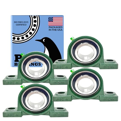 PGN UCP211-32 (4 Pack) Pillow Block Bearing - 2" Bore Self-Aligning