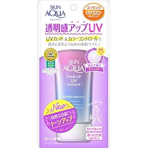 Rohto Skin Aqua Tone Up UV Essence SPF50+ PA++++ 80g
