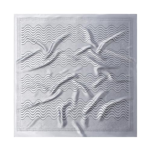 Image of 35 inch Men's Large Square Jacquard Scarf - Cowboy Wild Rugged Style, With Gift Packed