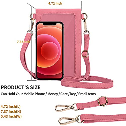 Image of AnsTOP Crossbody Phone Purse for Women, Lightweight Shoulder Wallet PU Leather Phone Case Bag