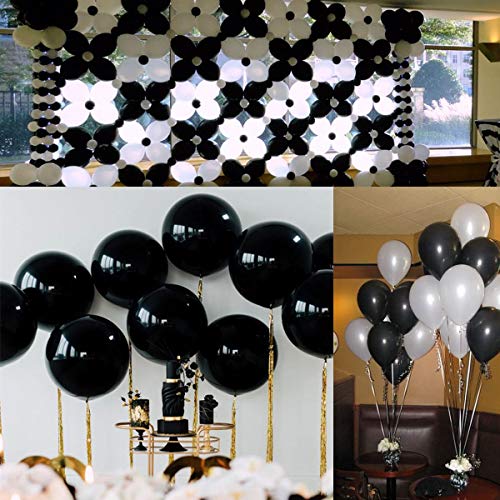 50 Zwarte Ballonnen Zwart Balloon Premium Kwaliteit 14"/36cm Dikke Latex Feestballon Decoratie van 3,2g. Feestversieringen en Accessoires voor Feest - Image 6